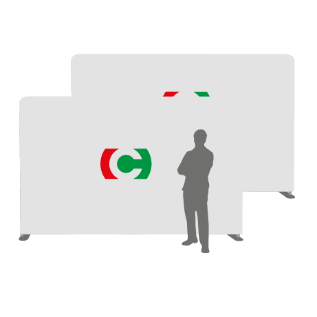 Textilwand ALU