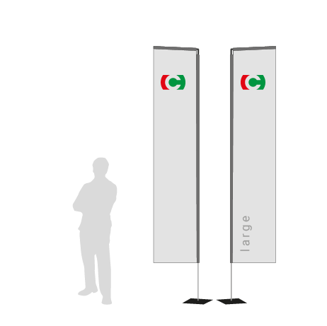 Beachflag Rechteck