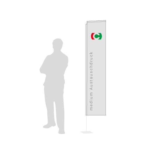 Beachflag Rechteck