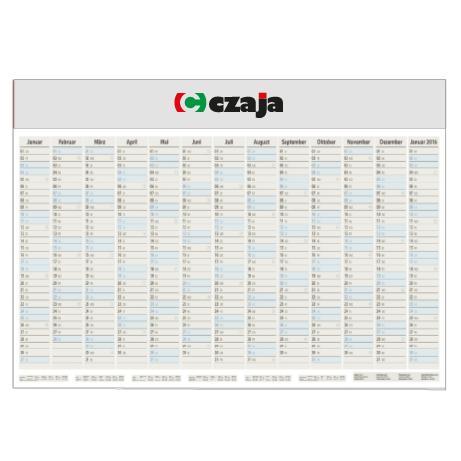 Jahresplaner – einseitig