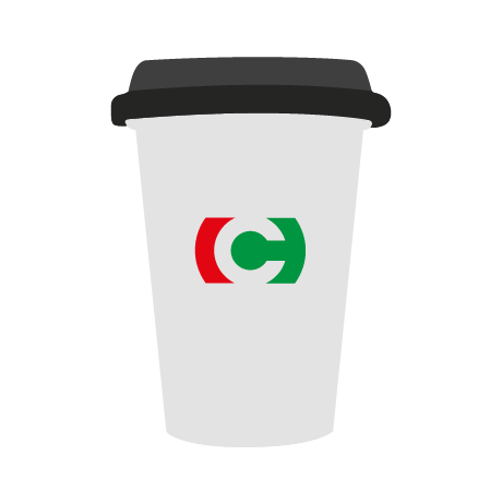 Pappbecher to Go BIO | 350 ml einwandig | rundum bedruckt