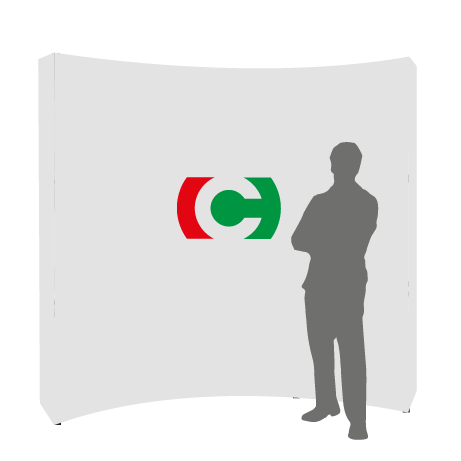 Textilfaltwand