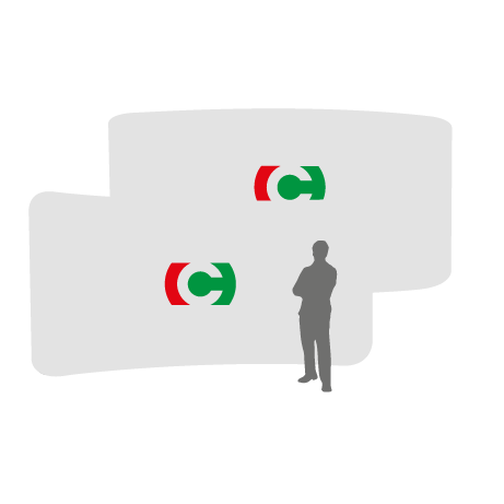 Textilwand ALU